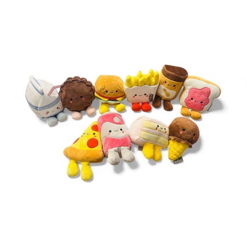 Hallmark Better Together Magnetic Duo Food Pairs Cute Plush Stuffed Toys